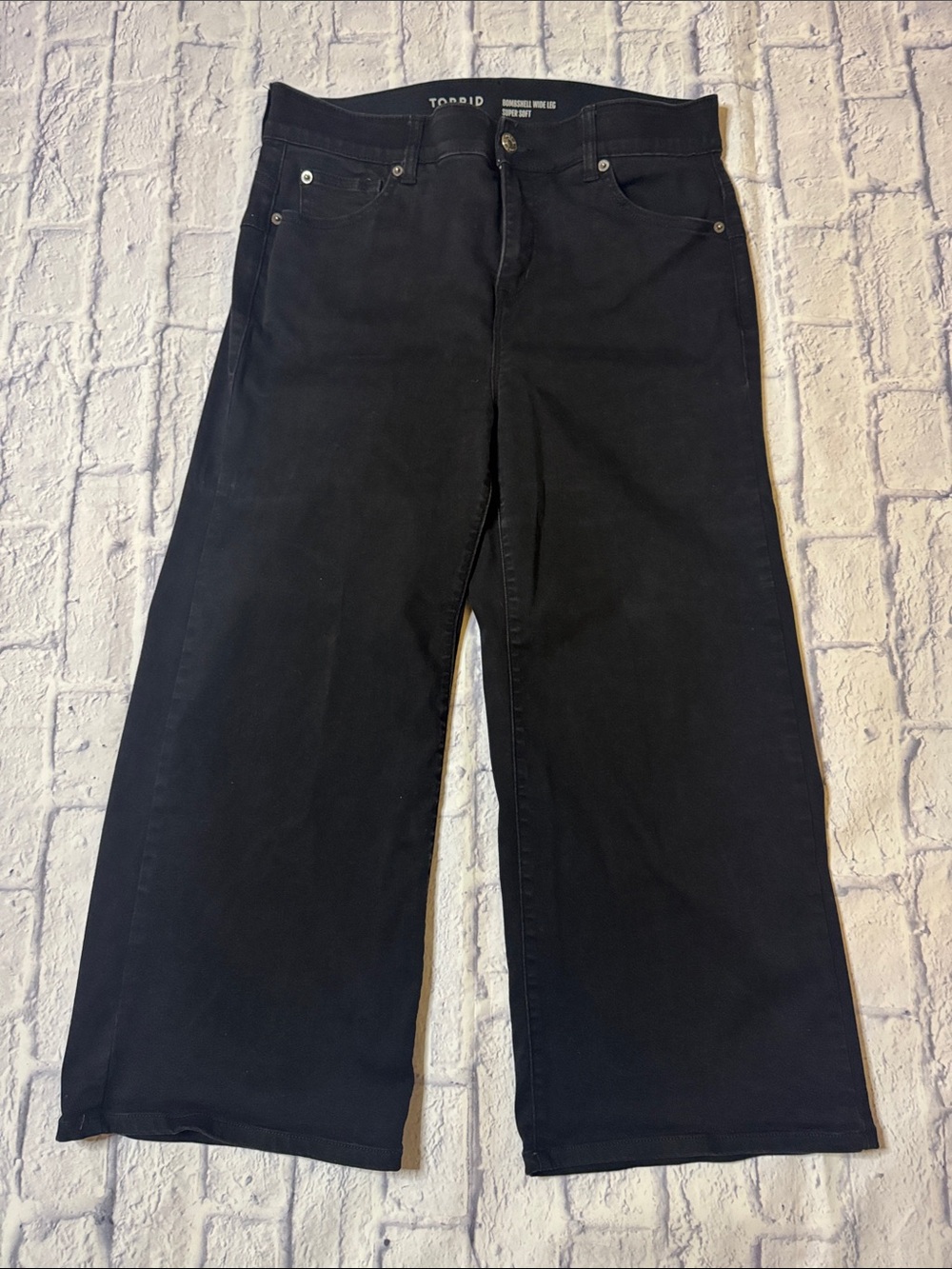 torrid Black wide leg Jeans